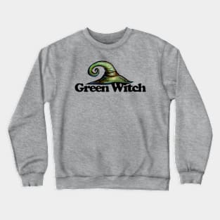 Green Witch Green Hat Crewneck Sweatshirt